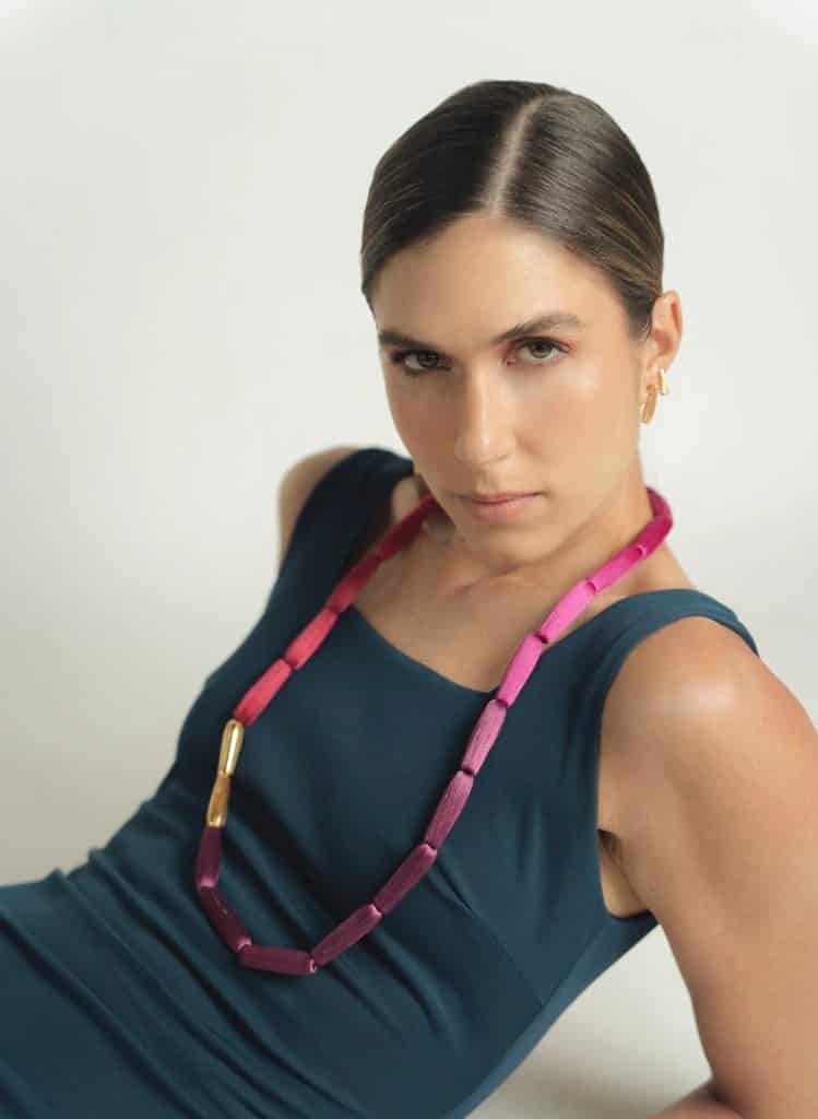 Two Graces Necklace - Woven - miniatura 2