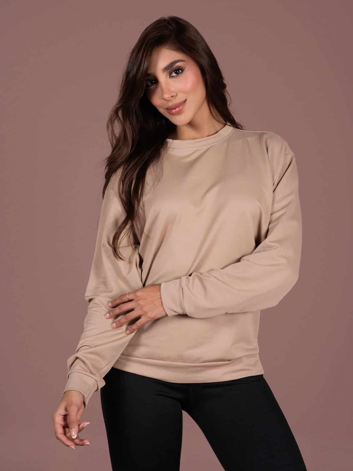 BUZO UNISEX SORONA CAMEL - miniatura 5