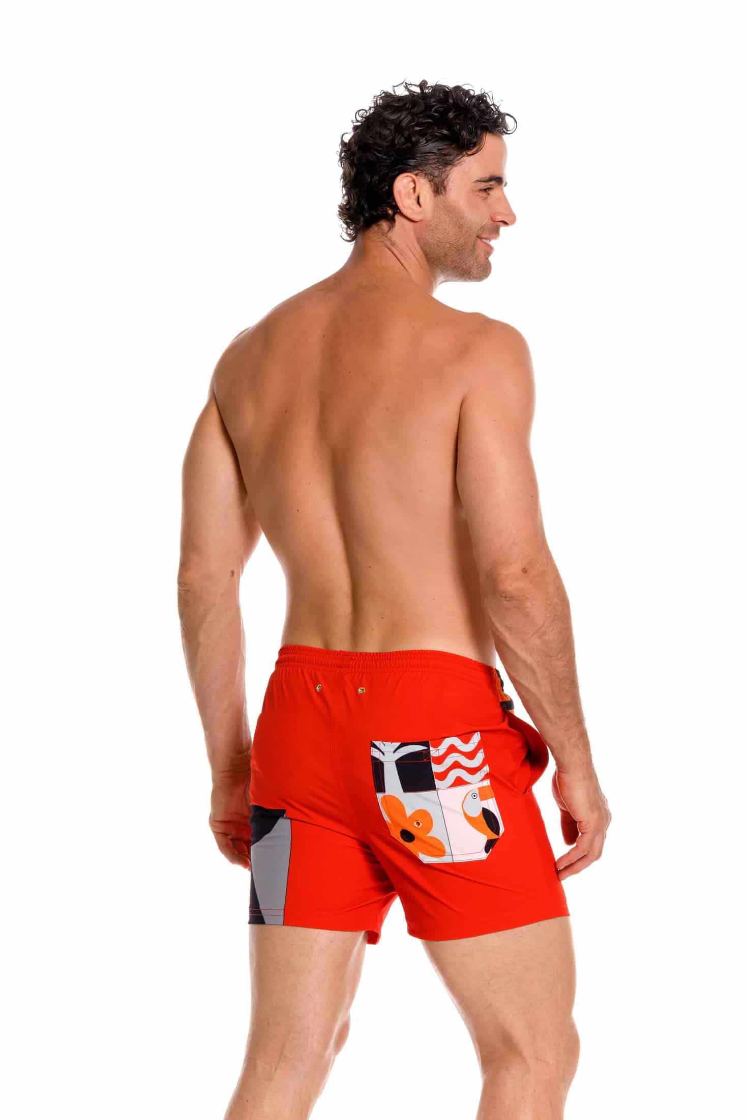 Short Hombre Buy Art Naranja - miniatura 2