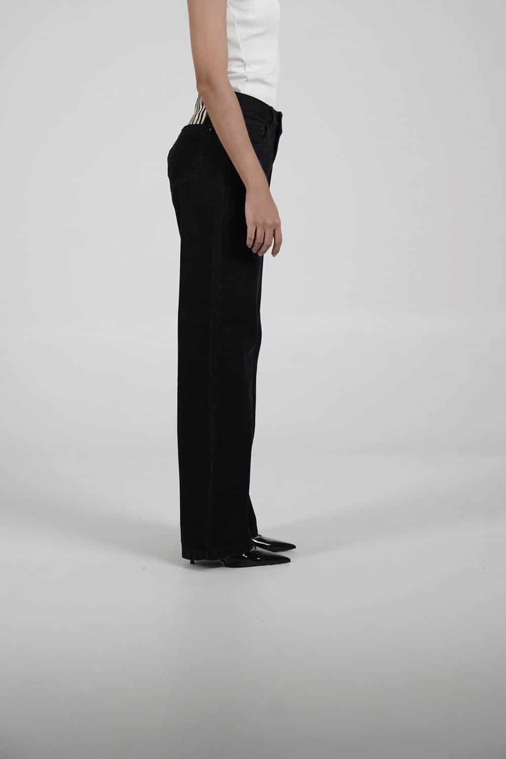 Black Vintage Chunky Jeans - miniatura 5