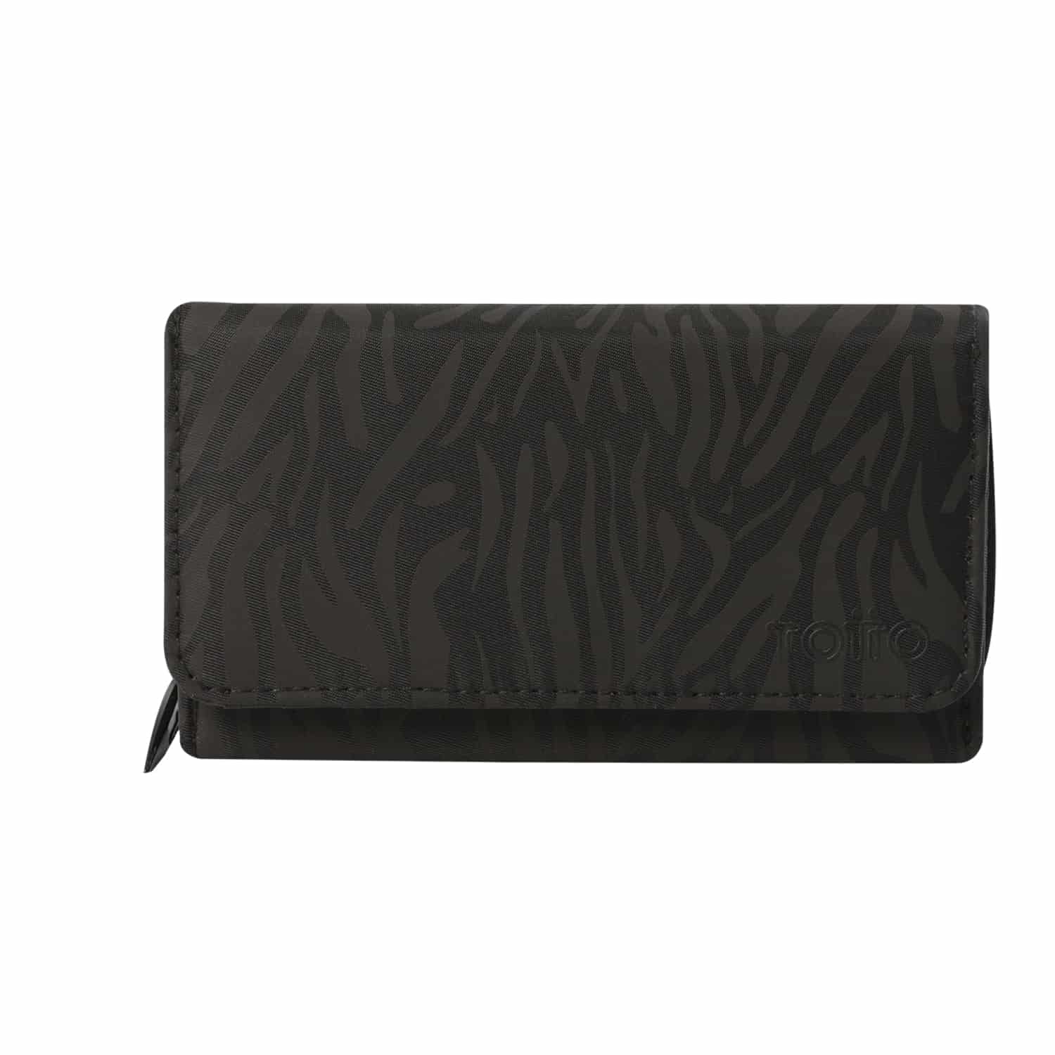 Billetera Texture Var con RFID Blocker Negra - miniatura 1