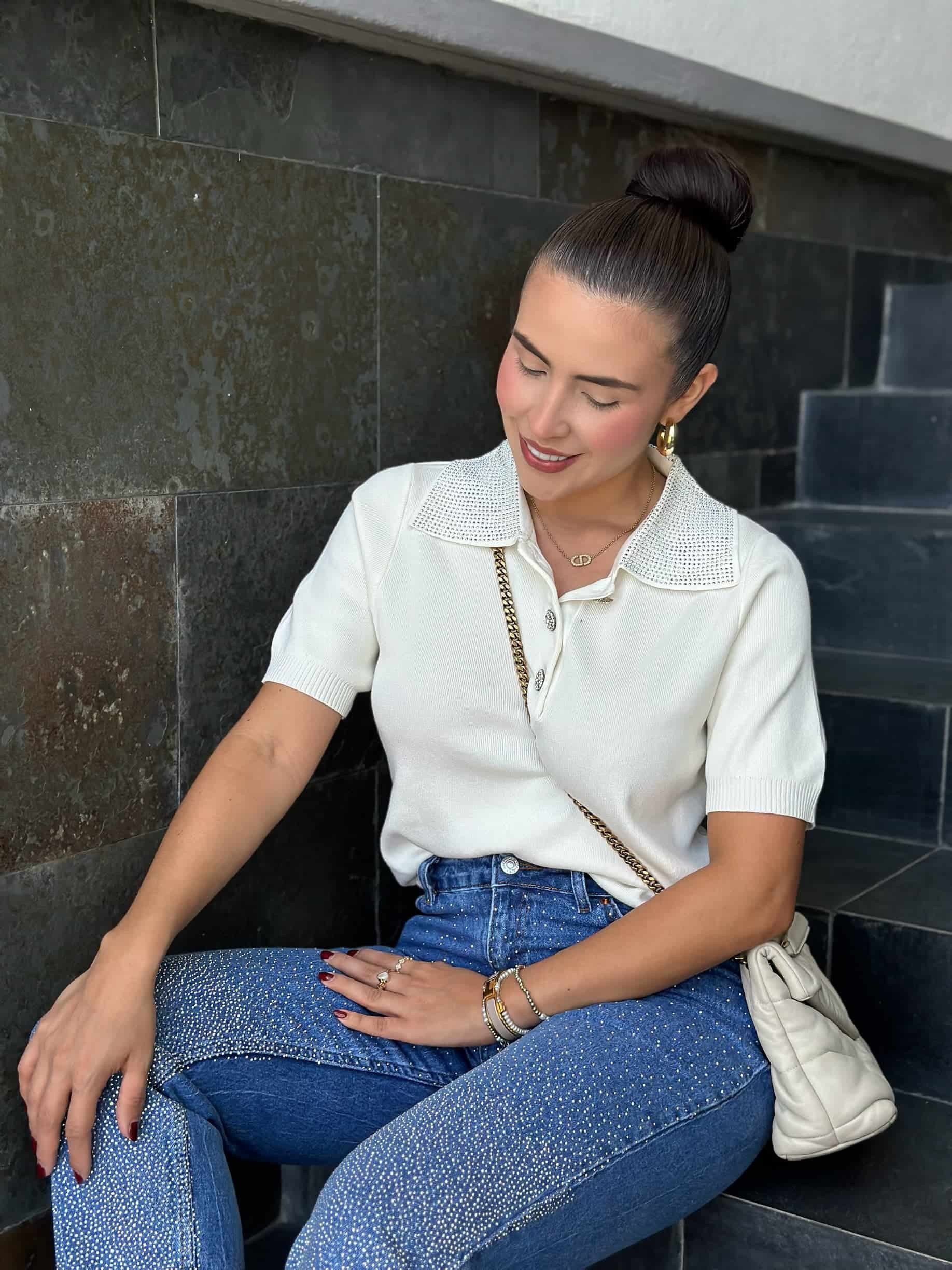 CAMISA CELINE BEIGE - miniatura 2