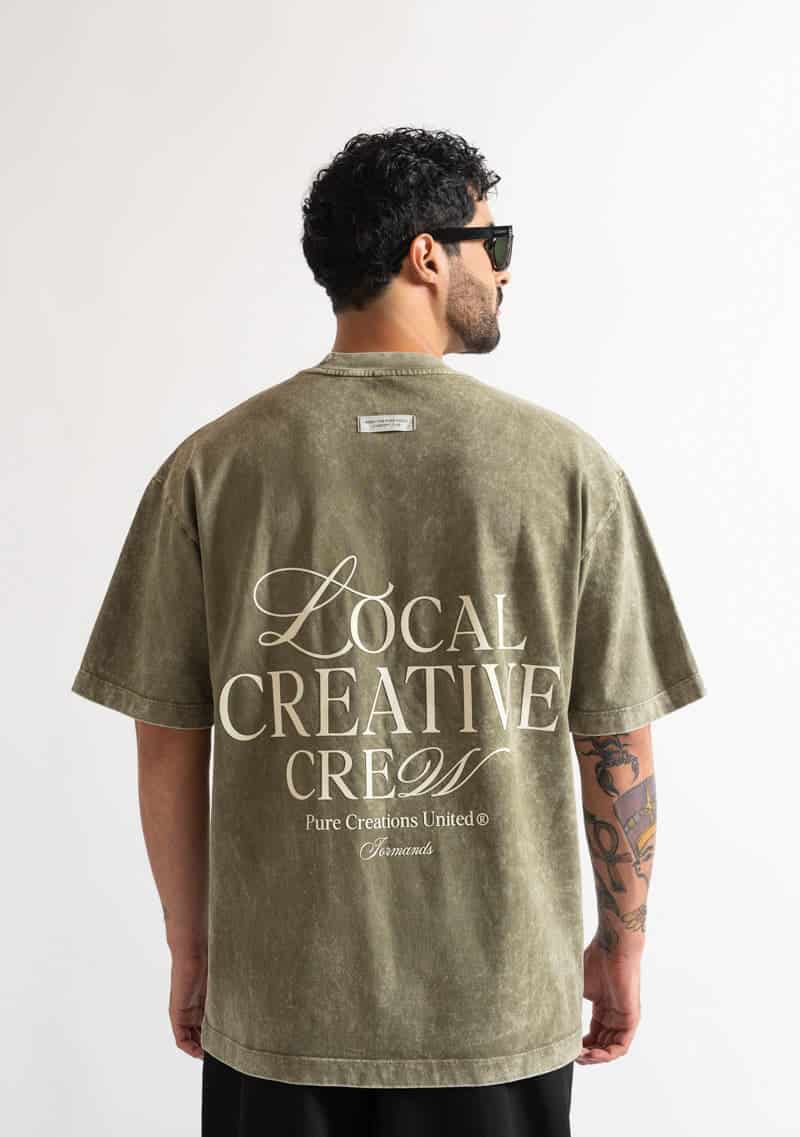 Local Creative Crew Green T-shirt - miniatura 3