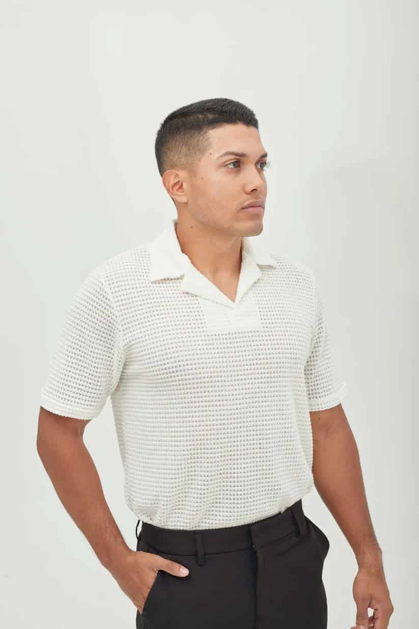 Polo knit Marfil - miniatura 1