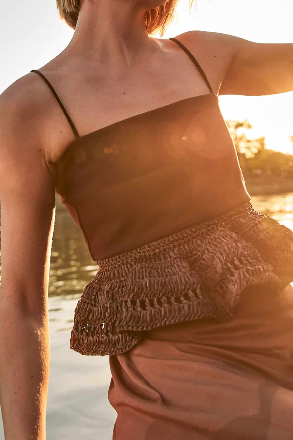 Crop top alba brown - miniatura 2