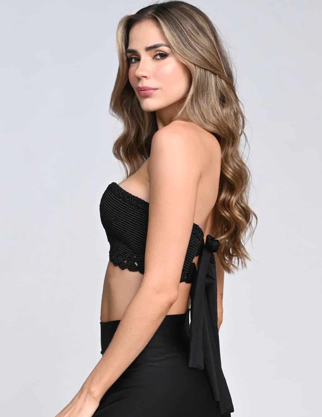 Crop Top Lovar Negro - miniatura 3