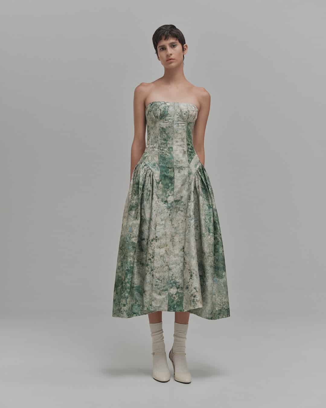 "BEGONIA" MIDI DRESS - miniatura 2