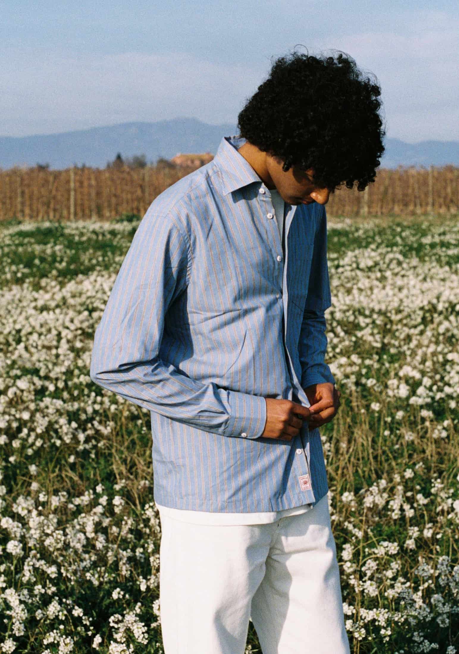 Camisa H CI Jamaica Rayas Grd Azul Medio - miniatura 4
