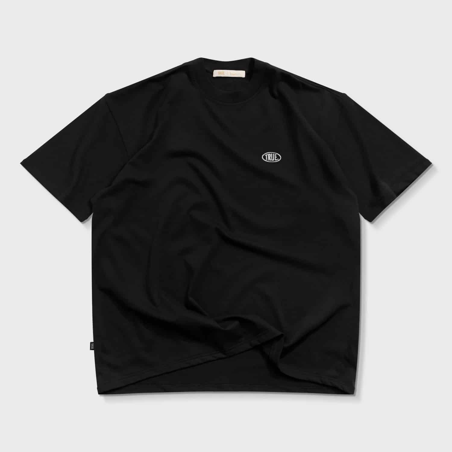 True Uniform Oversized T-Shirt - Black - miniatura 1