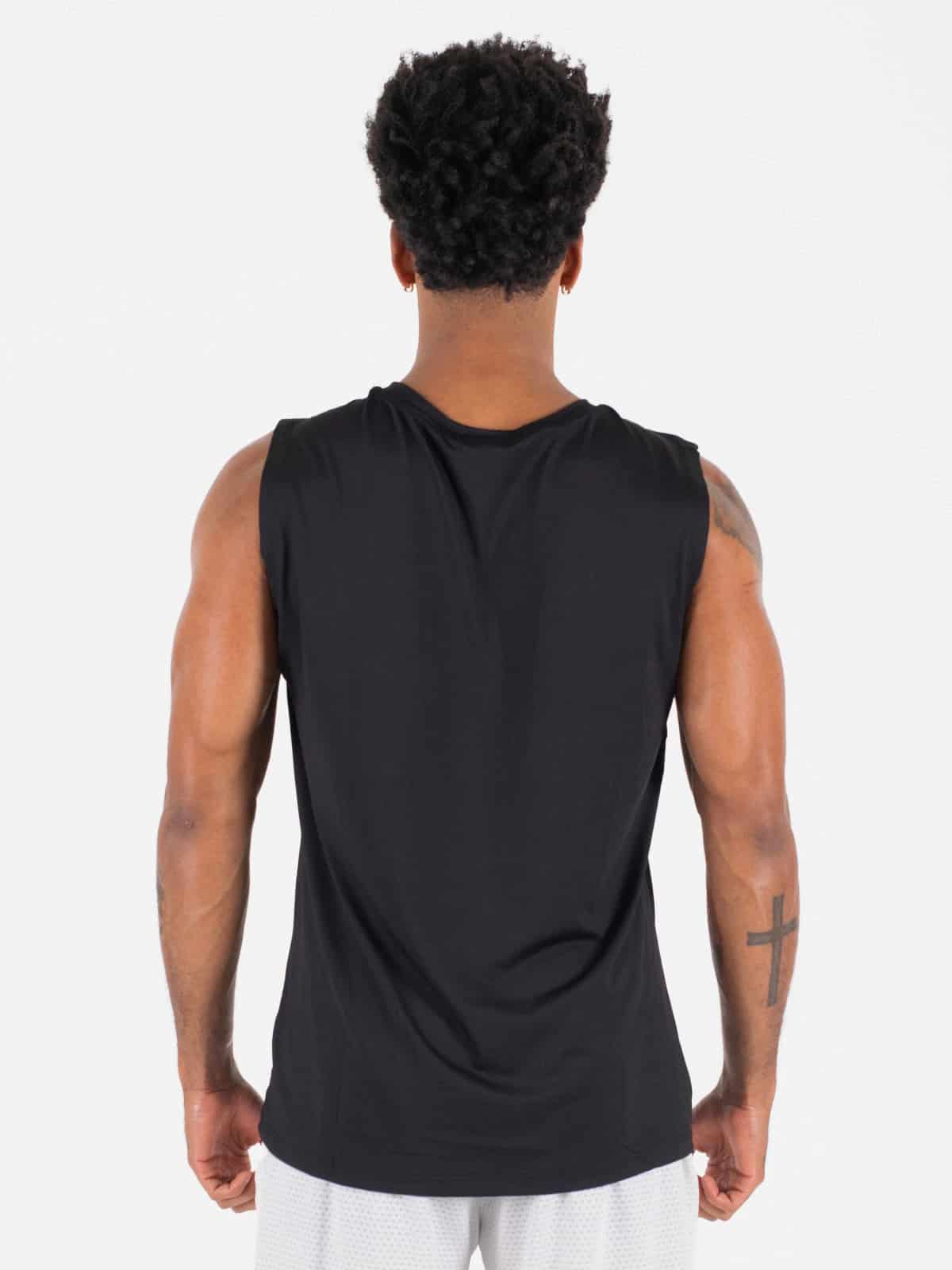 Camisilla hombre juno ibiza negra - miniatura 5
