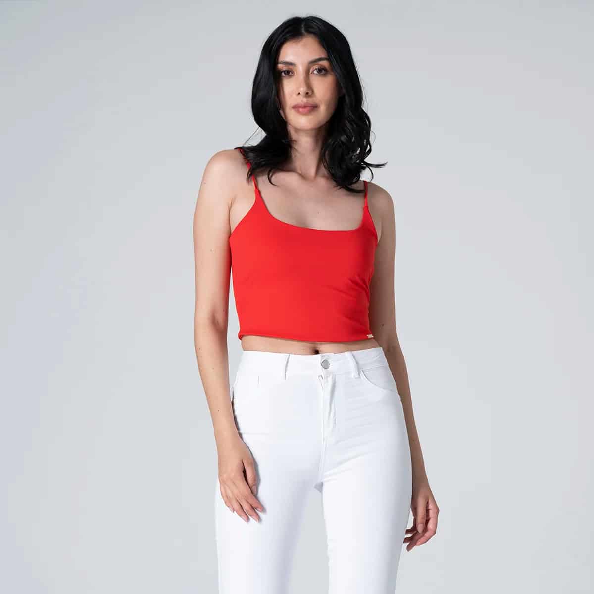 Blusa Crop Top Slim Tex - miniatura 1