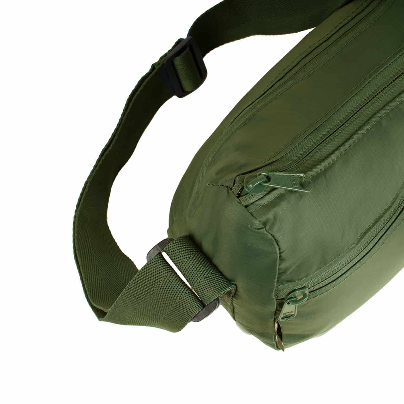 Bolso City Manos Libres Plegable Verde Militar - miniatura 5