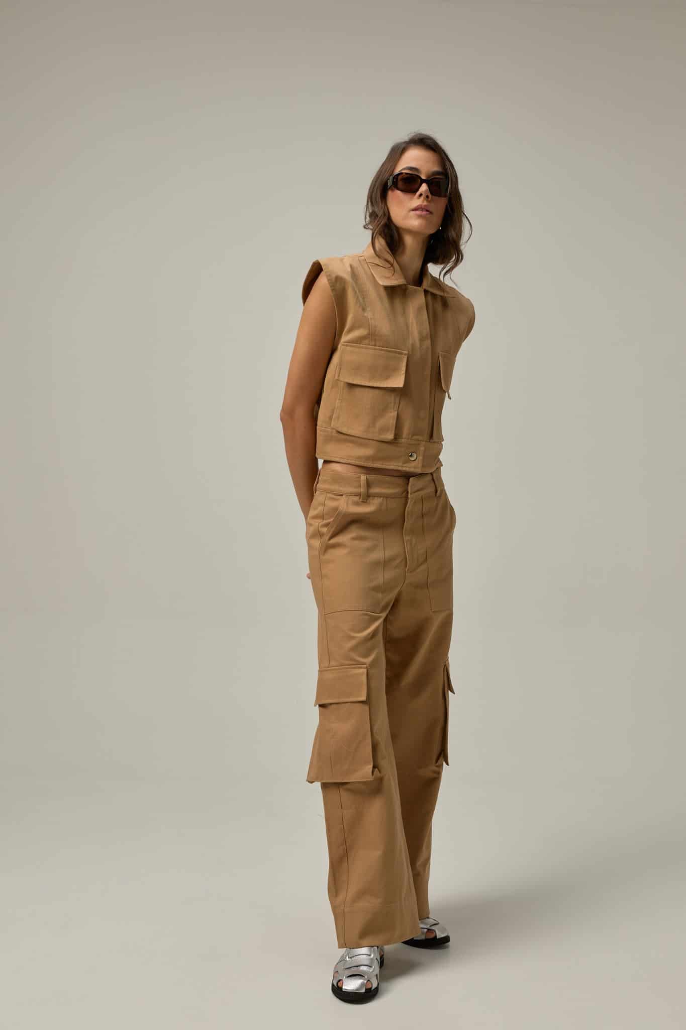 Chaleco Irene | Khaki - miniatura 4