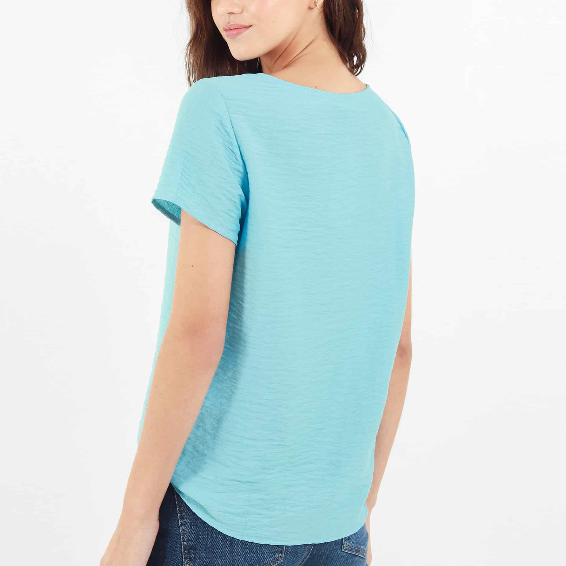 Blusa Cuello V Manga Corta - miniatura 14