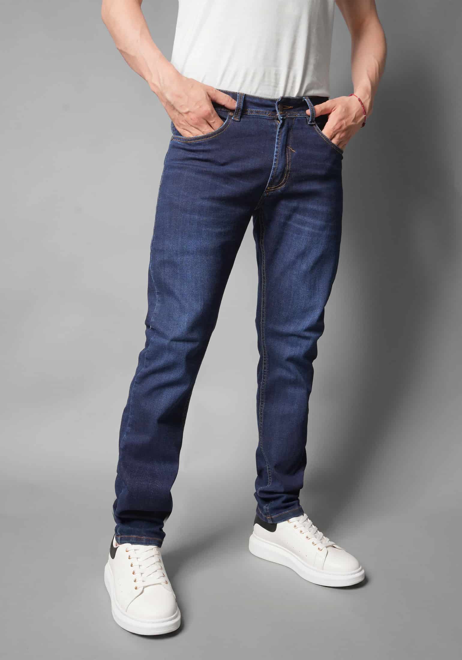 Jean para Hombre en Tono Azul Oscuro Thunder - miniatura 1