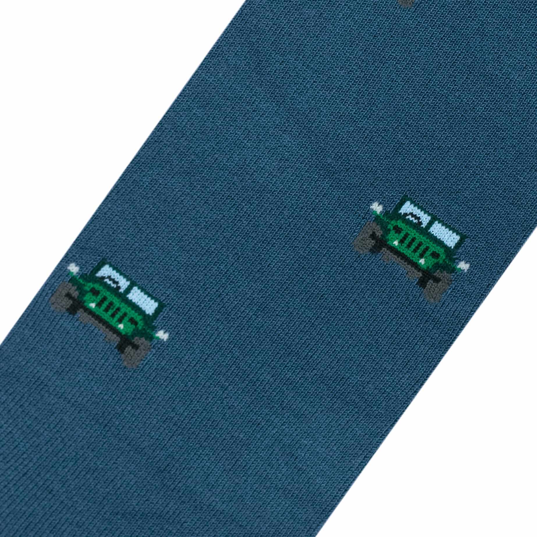 Medias LAZO Azules con Carros Verdes - miniatura 2