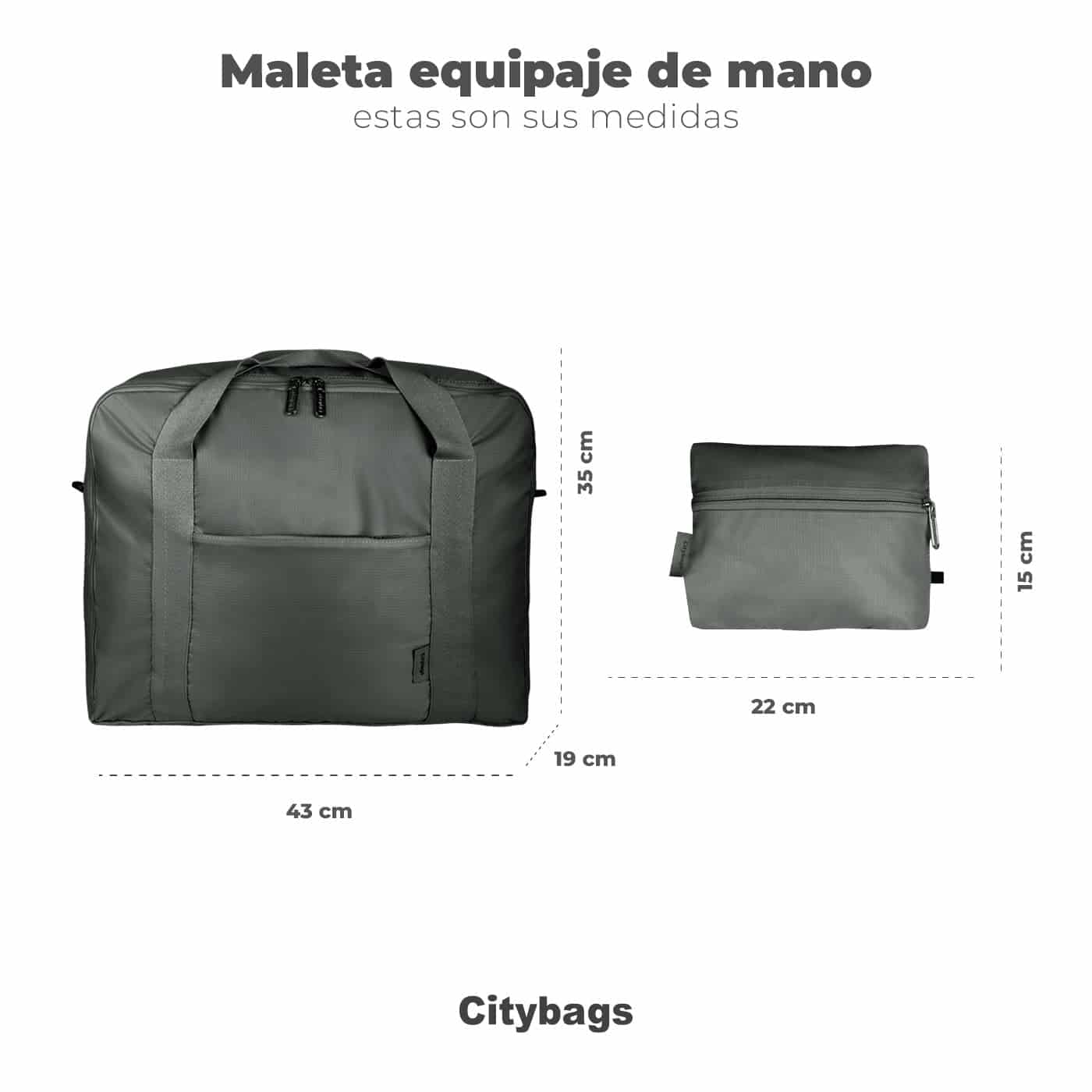 Maleta Articulo Personal Plegable ULTRA Estampado Acid Citybags Multicolor - miniatura 5
