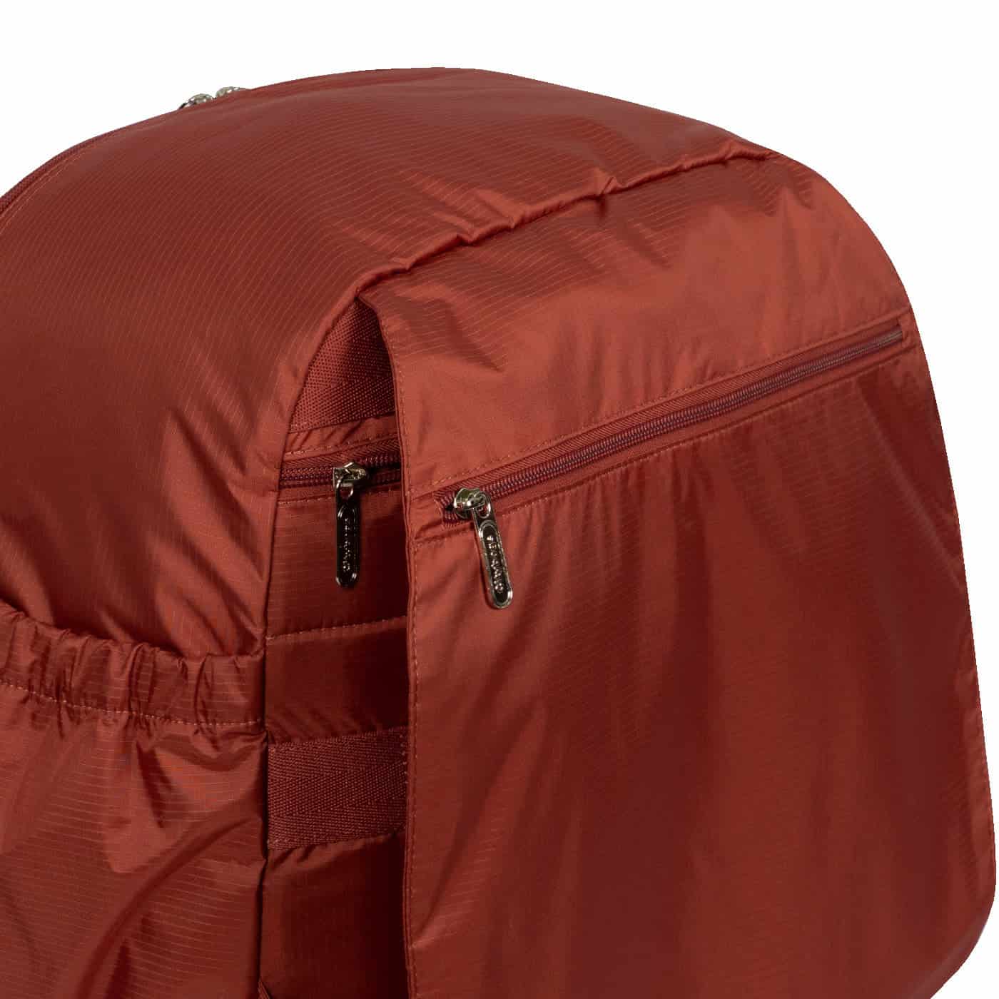 Morral Cabina Tapa Citybags Rojo Carmin - miniatura 8