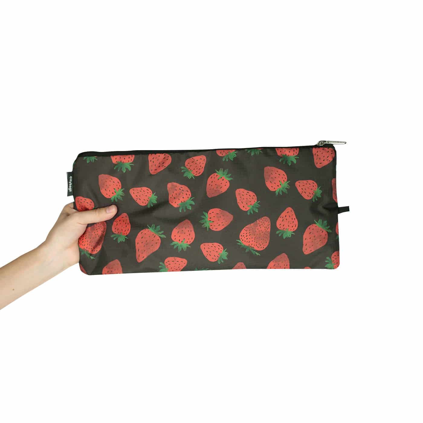 Maleta M ULTRA Plegable Estampado Fresas Citybags - miniatura 2