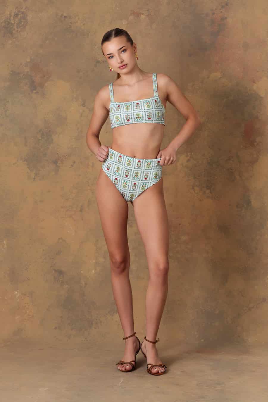 Women's top dionisio light green - miniatura 1