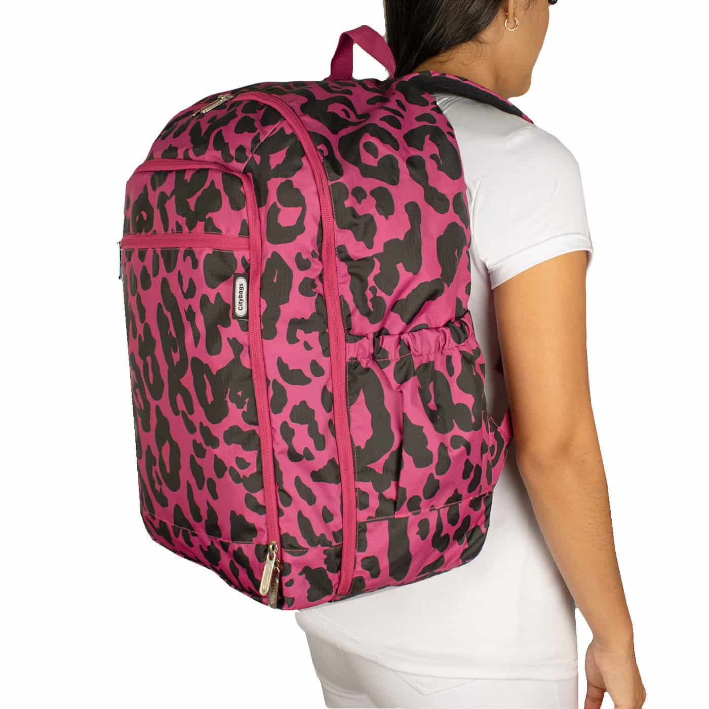 Morral Explorador Ultra Estampado Viva Magenta Citybags - miniatura 5
