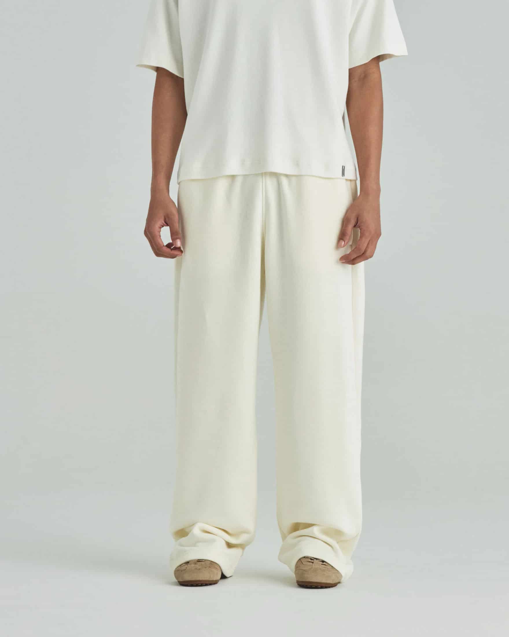Blanks Barrel Straight Pants Cream - miniatura 8