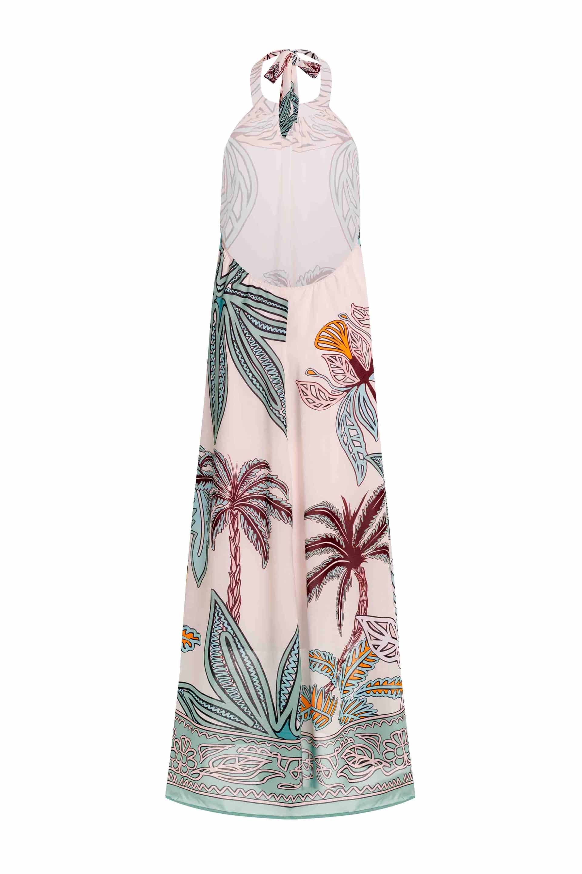 Vestido Largo Aries Maxipalms Beige - miniatura 5