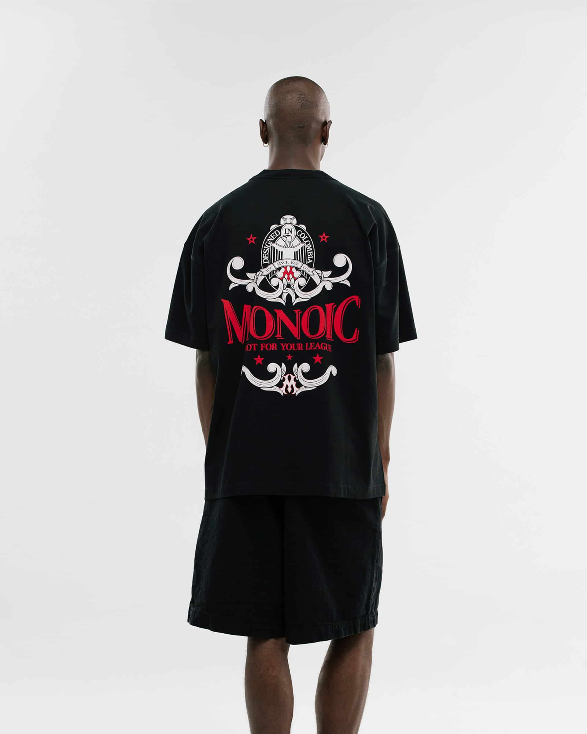 Camiseta Oversized Not For Your League - Negro - miniatura 2
