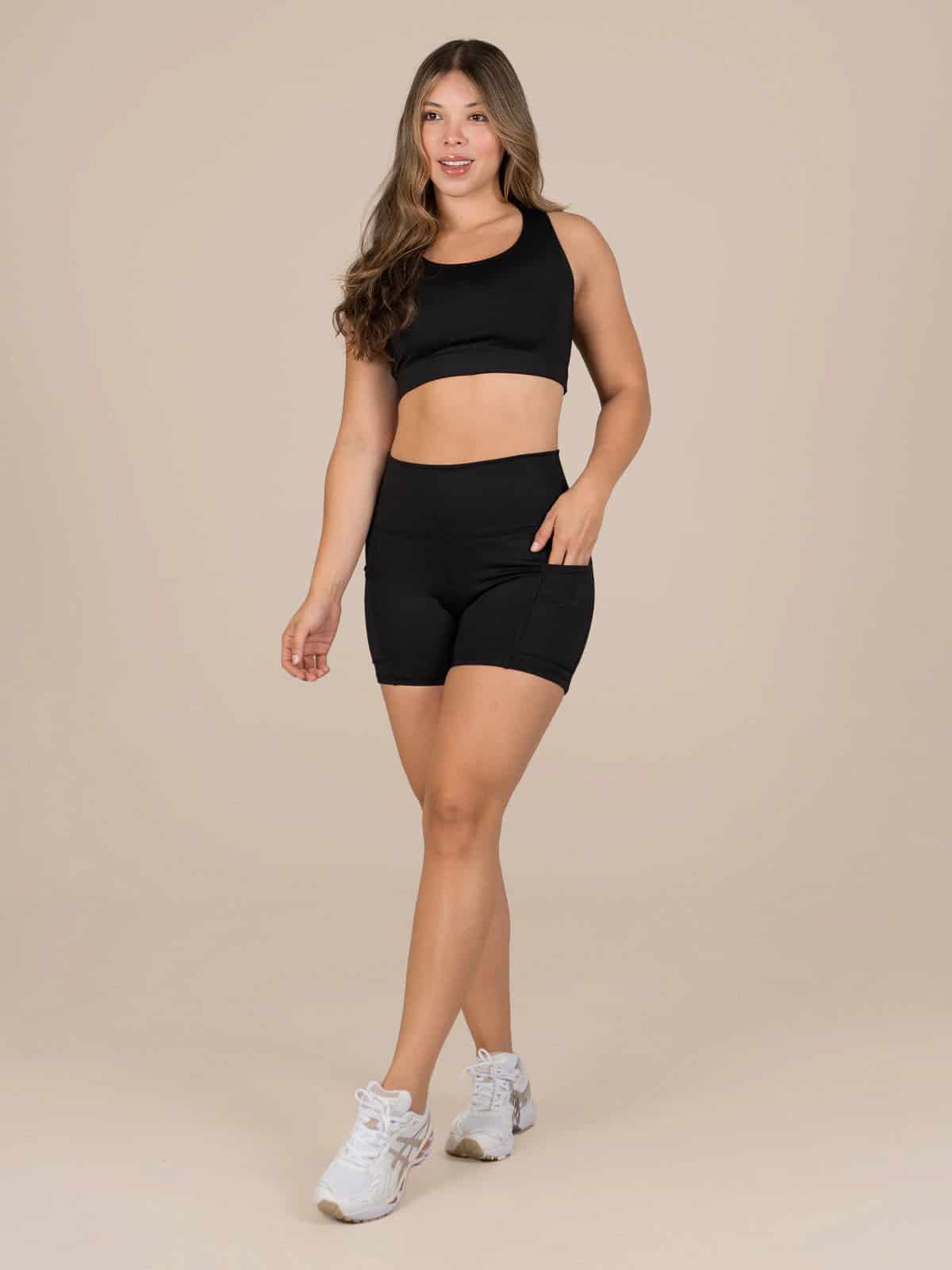 Poket short set negro - miniatura 1
