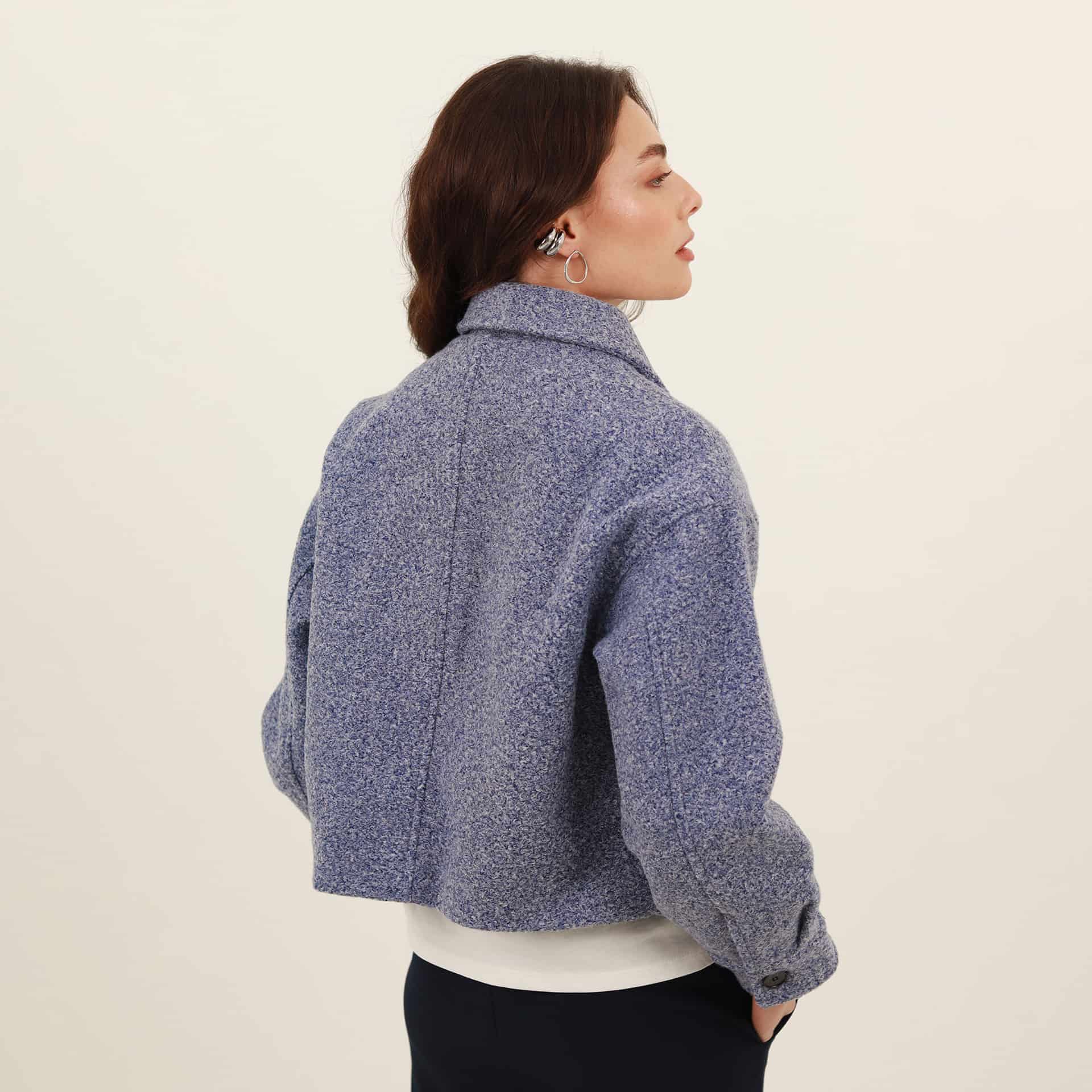 Chaqueta Cuello Solapa Manga Larga - miniatura 3