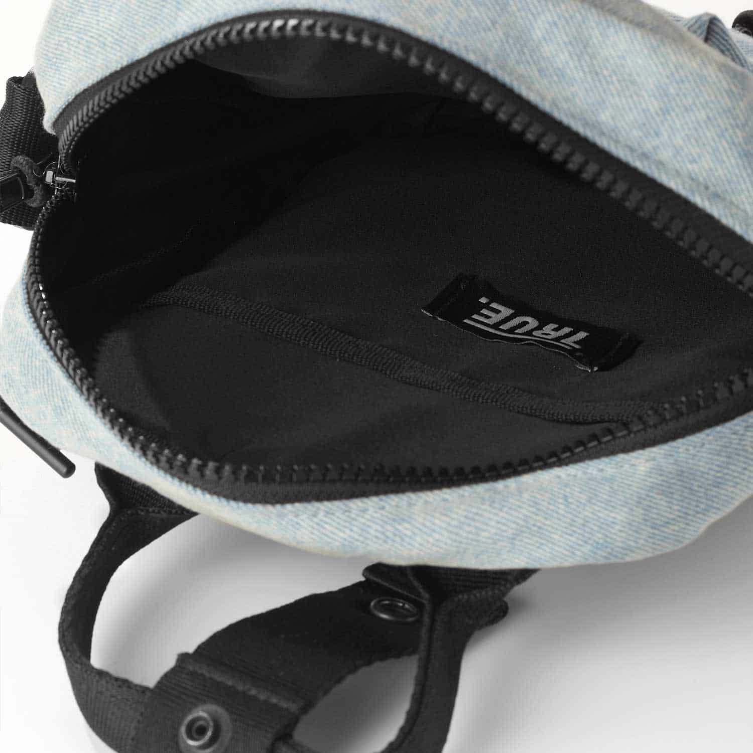 Sidekick Denim Crossbody Bag - Blue - miniatura 4