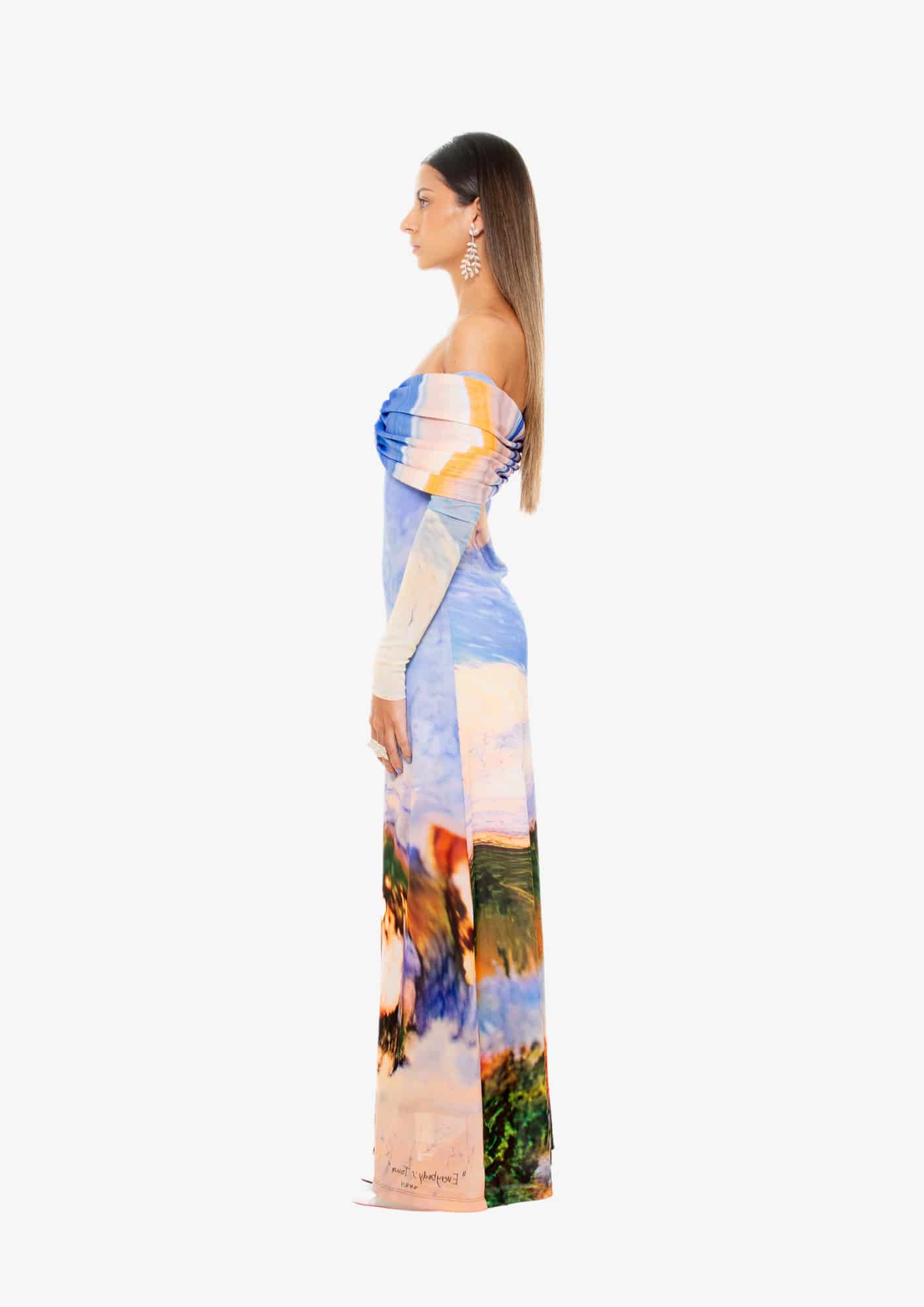 'Everybody's Town' Artwork Dress - miniatura 4