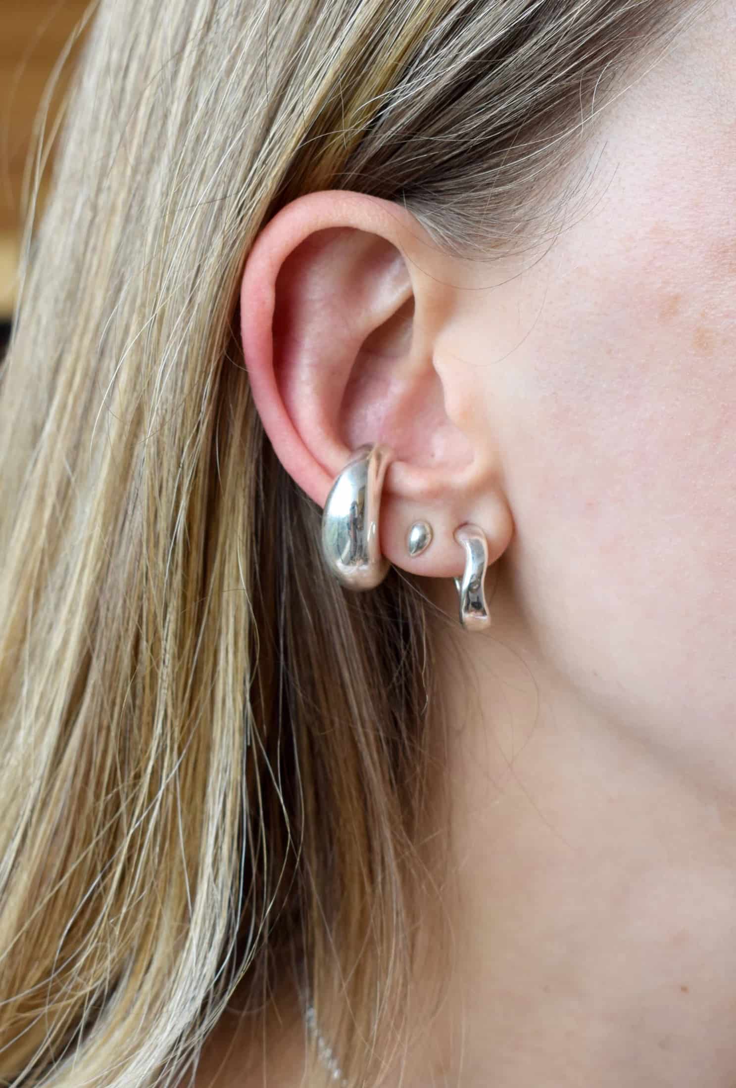 Ear Cuff Aqua Due - miniatura 2