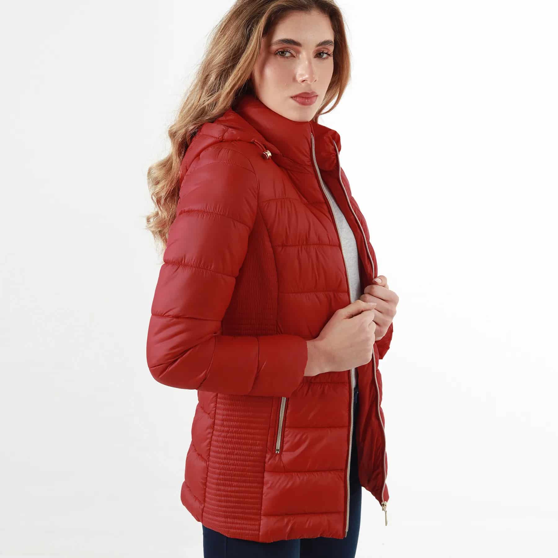 Chaqueta Acolchada Roja - miniatura 6