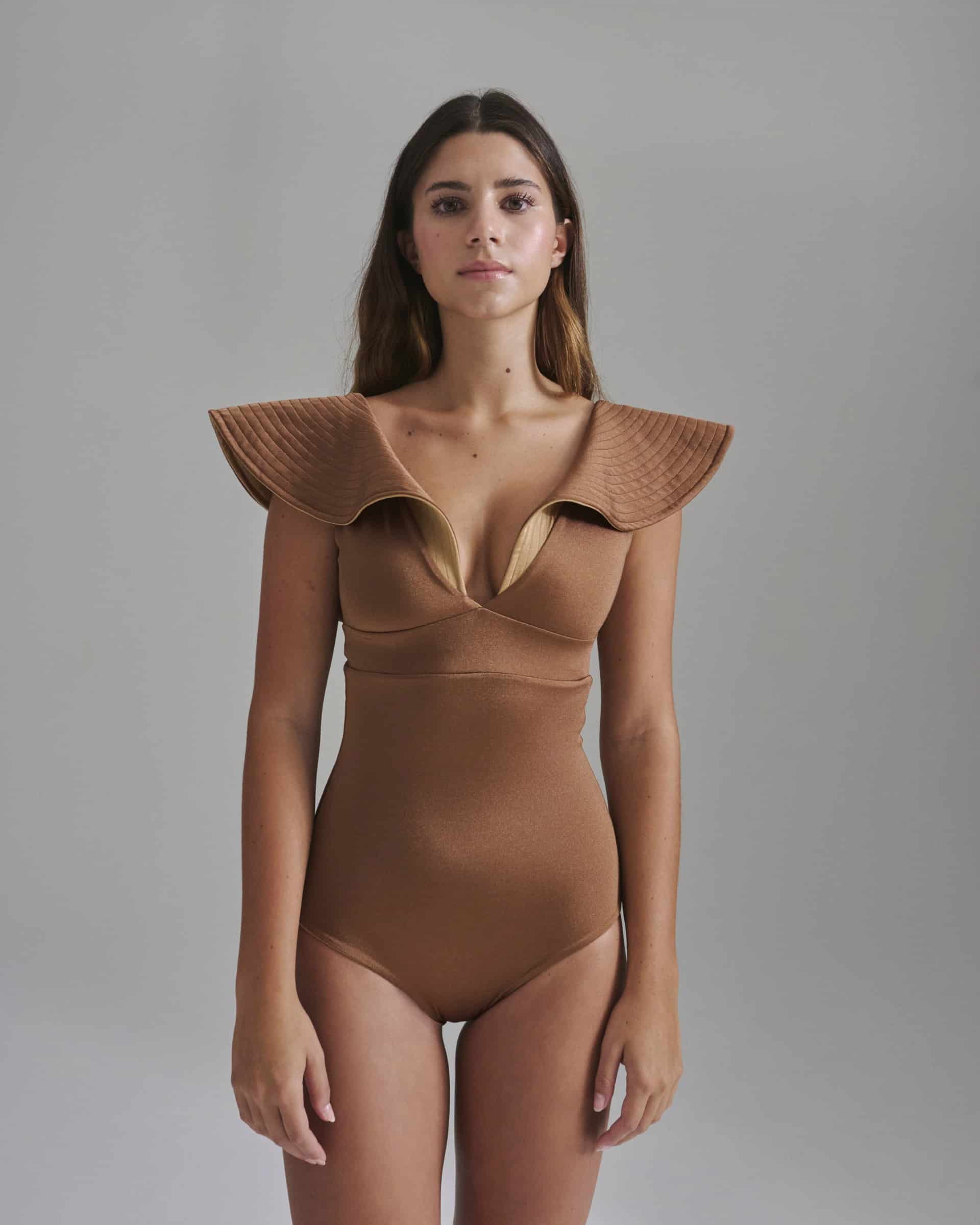 Quetzal One Piece / Brown - Gold - miniatura 1