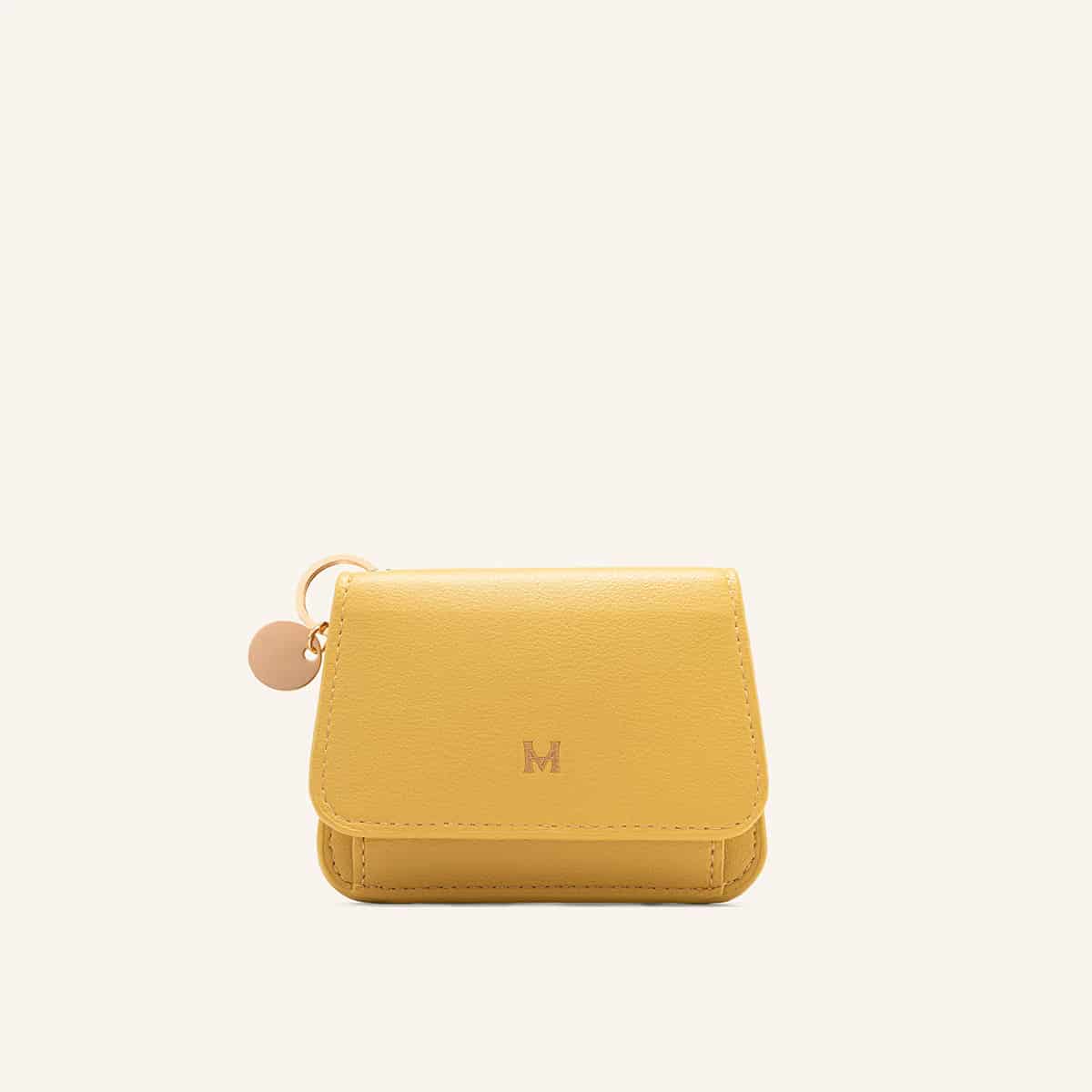 Tarjetero Con Tapa Kolo Amarillo Teens - miniatura 1