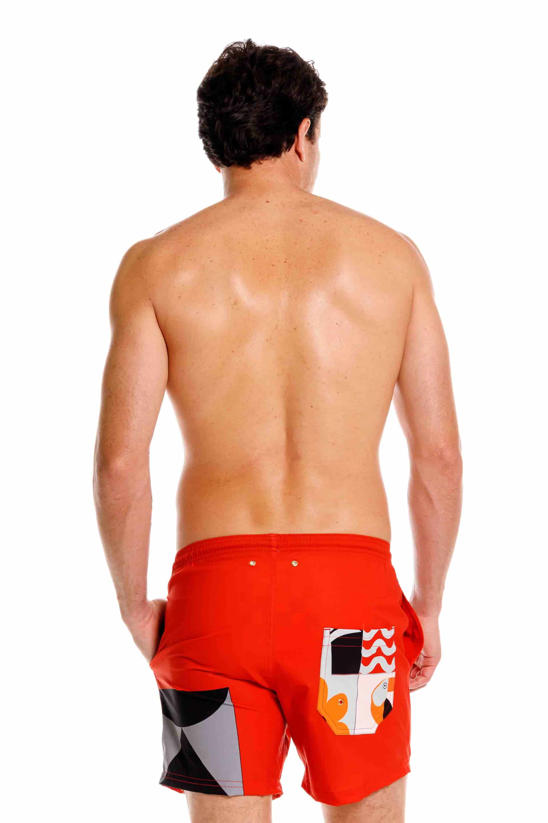 Pantaloneta Buy Art Naranja - miniatura 2