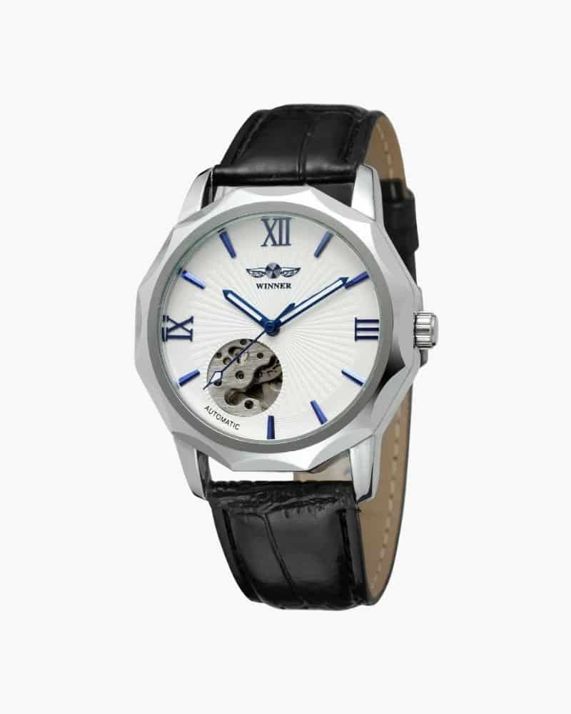 Classic Skeleton Dial Steel Watch - miniatura 1