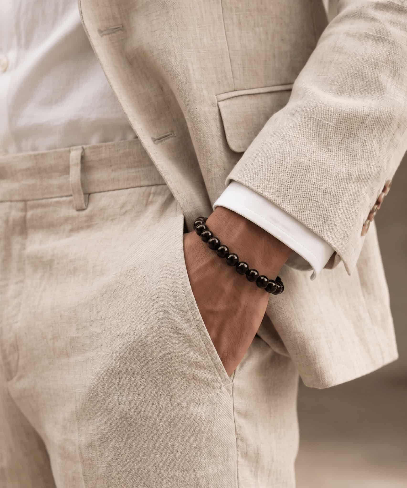 Pulsera negra Js 063426019 - miniatura 1