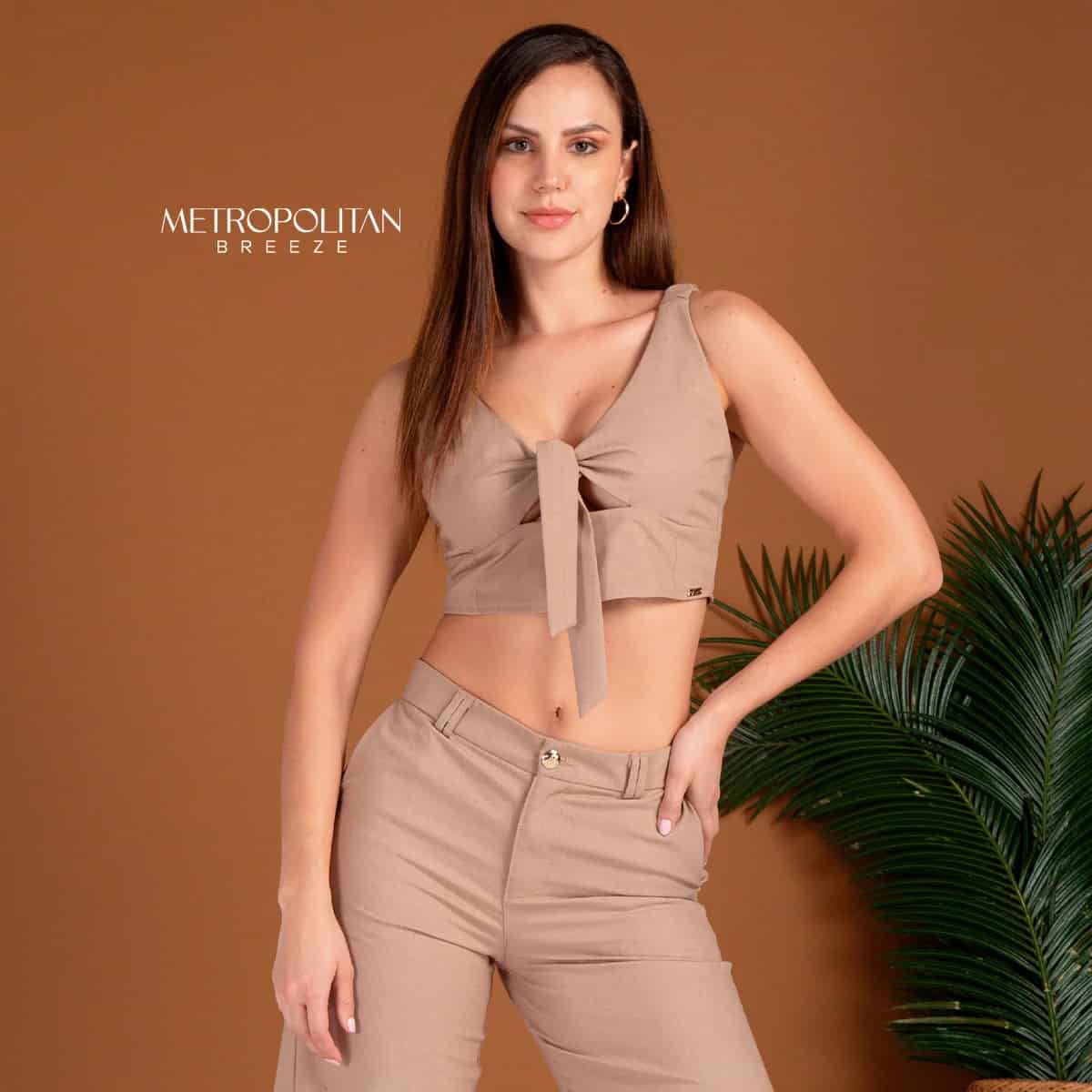 Blusa Crop Top Slim Free - miniatura 1