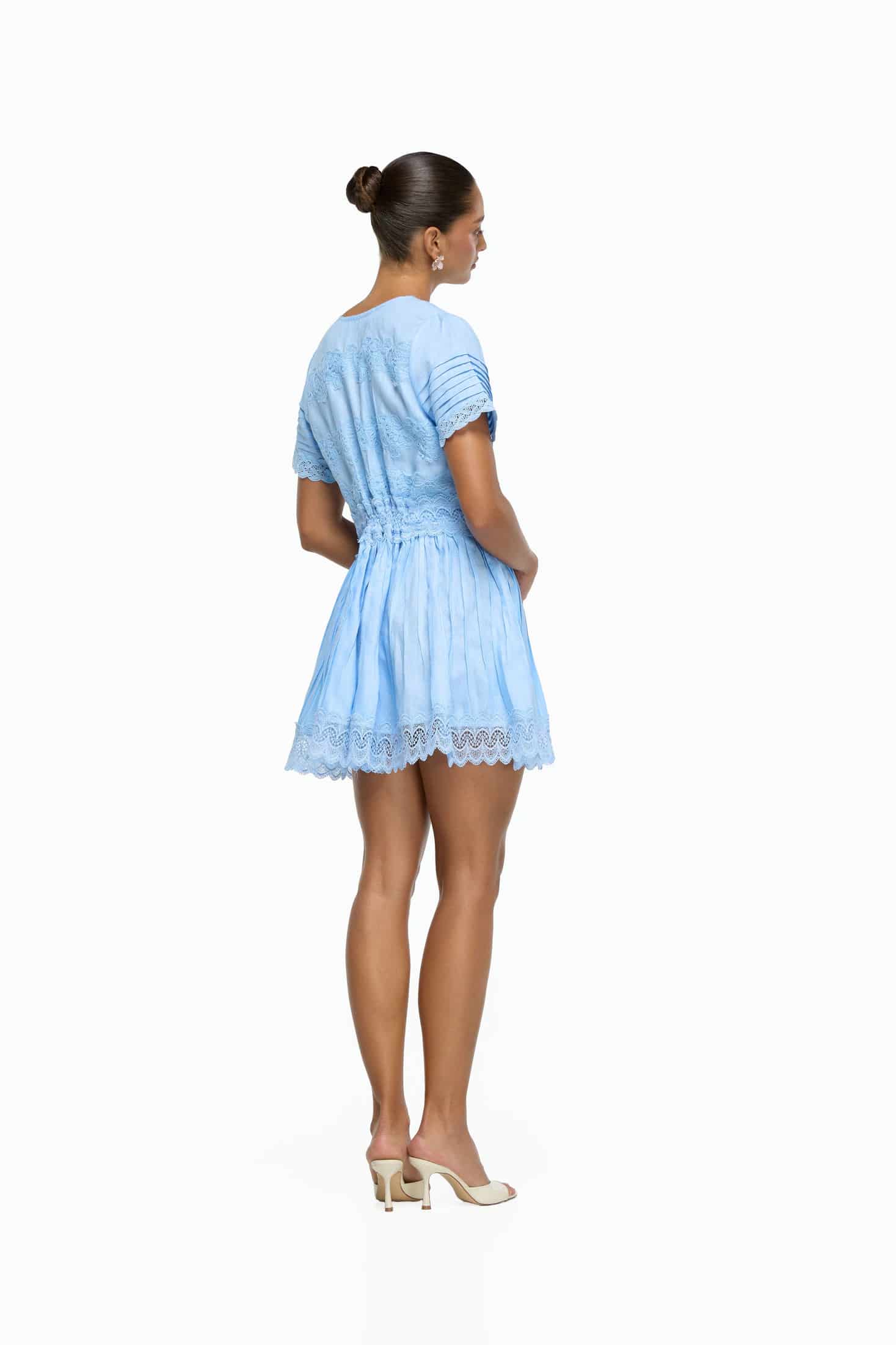 CHLOE MINI DRESS BLUE - miniatura 4
