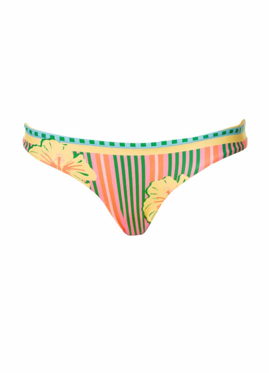 Maaji Striped Paradise Flirt Low Rise Thin Side Bikini Bottom - miniatura 5