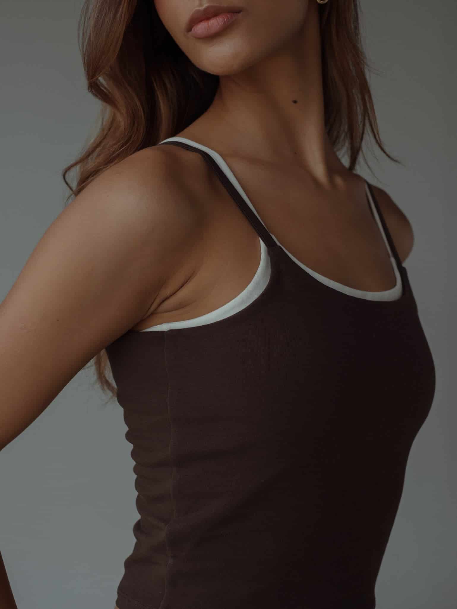 ESSENTIAL TANK TOP - ESPRESSO - miniatura 4