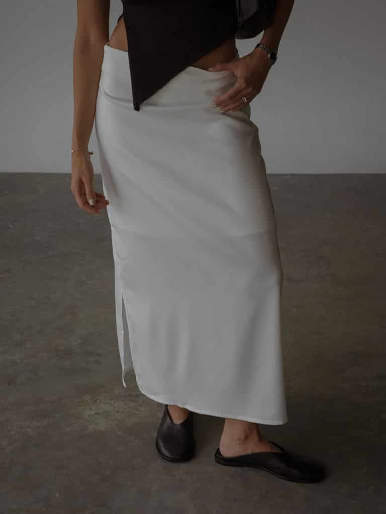 LONG CORE SKIRT  - SOFT WHITE - miniatura 1