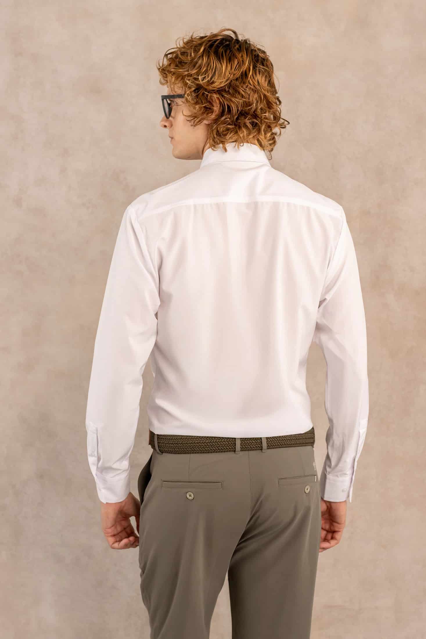Camisa Performance Antiarrugas Blanco - miniatura 2
