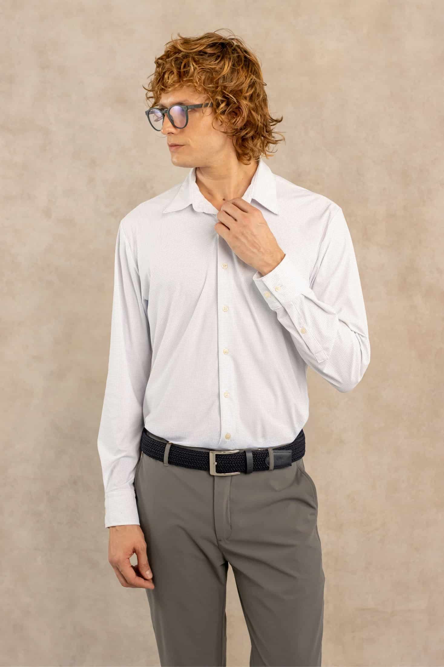 Camisa Performance Blue Dots - miniatura 3