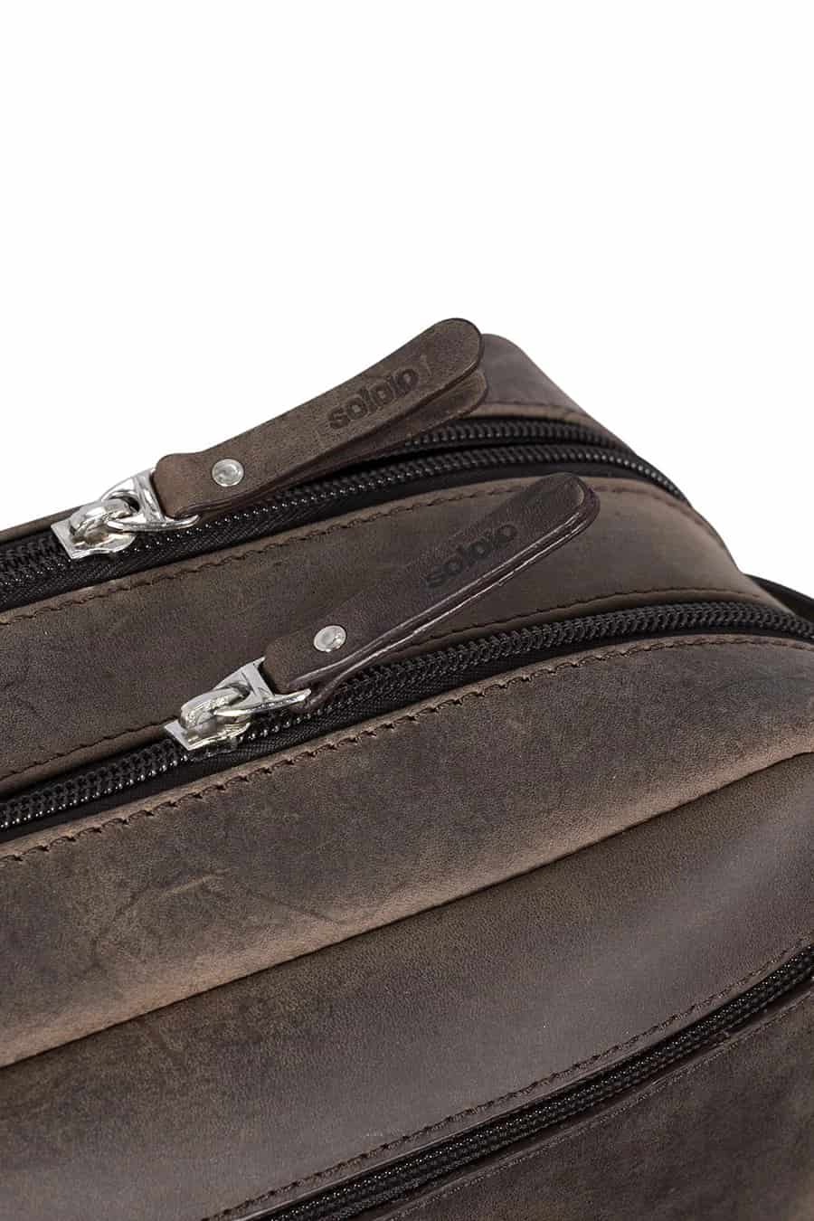 Men's brown toiletry bag - miniatura 3