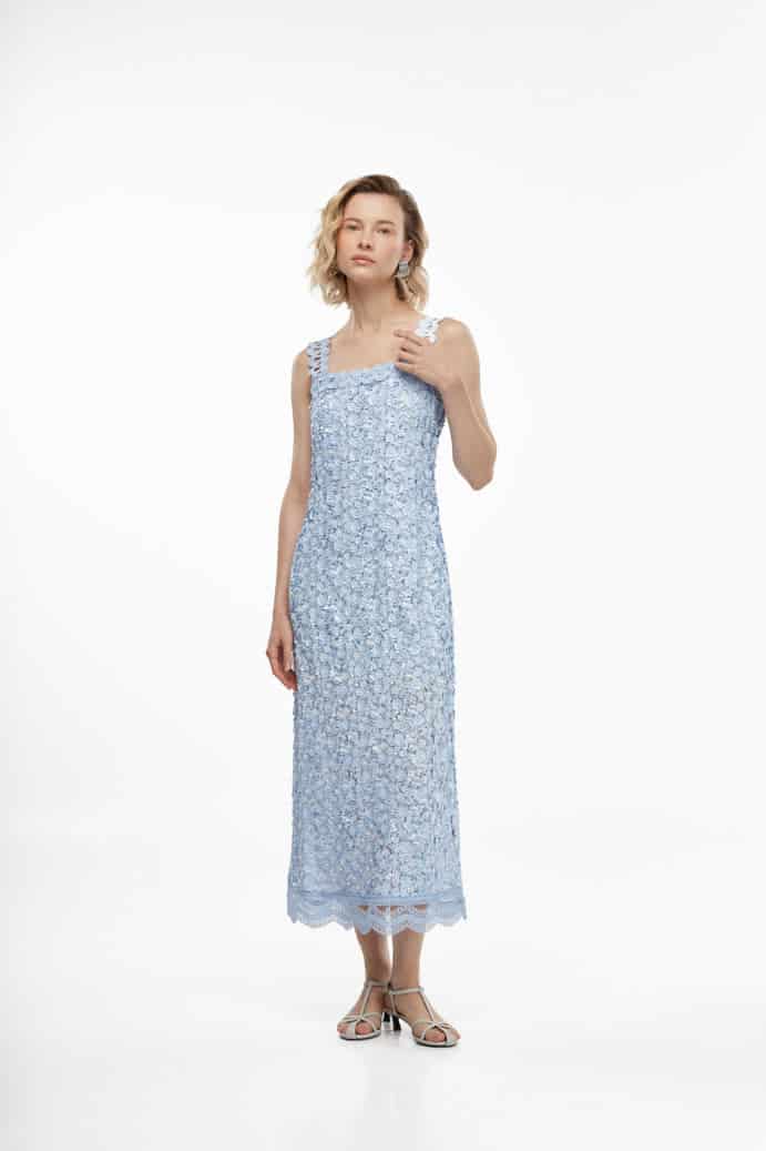 CENTELLA MAXI DRESS BLUE - miniatura 1
