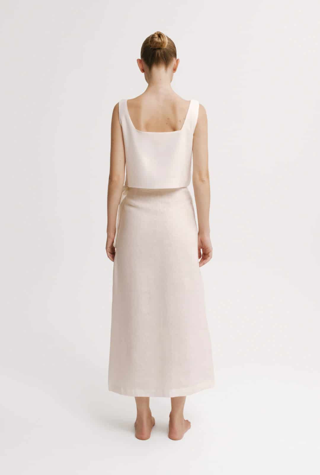 Crop Top Mujer Connie & Falda Mujer Samira Malva Set Mujer - miniatura 2