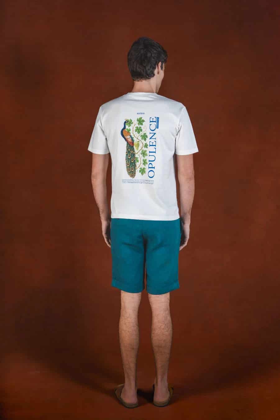 Magnalia cotton t-shirt white - miniatura 2